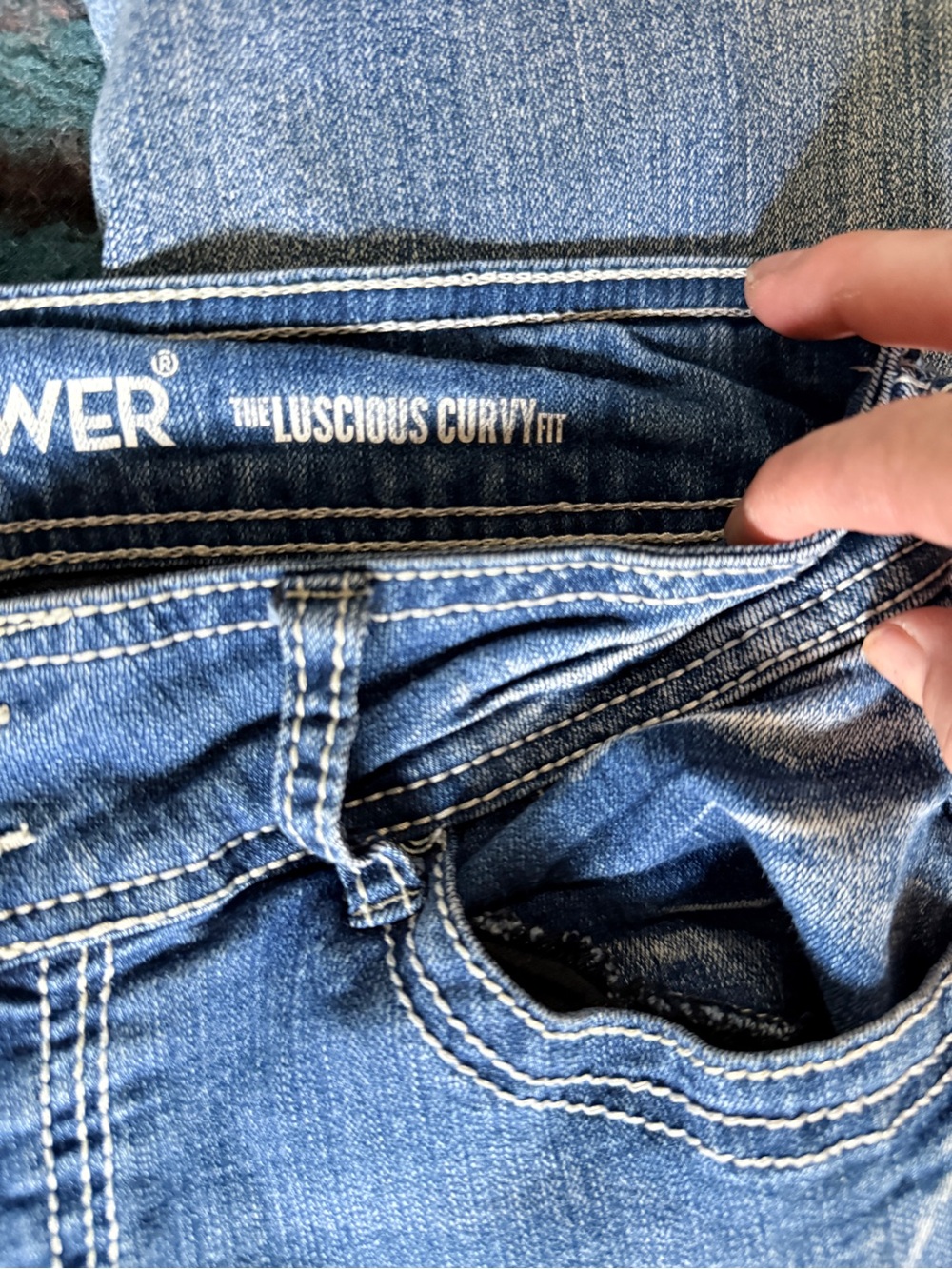 Wallflower Medium Blue Bootcut Jeans - Faded Wash - Picture 2 of 7